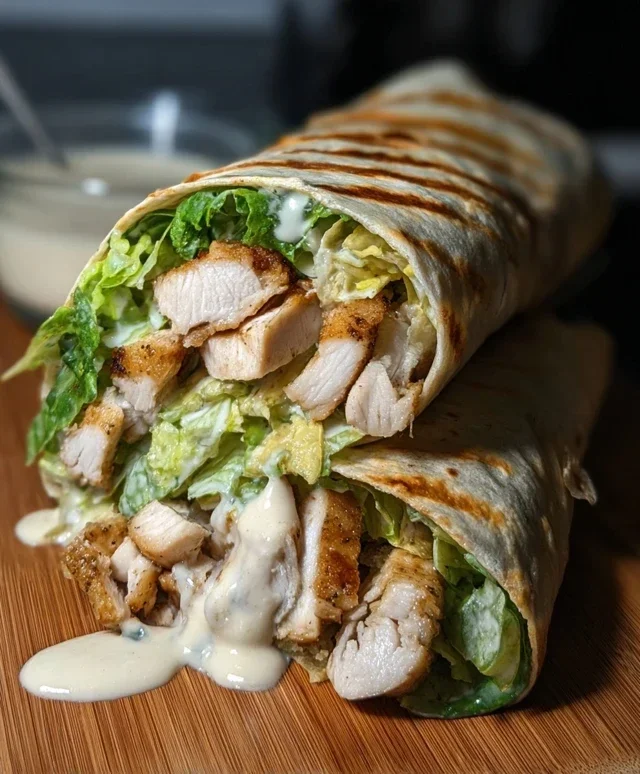 Chicken Caesar Wraps