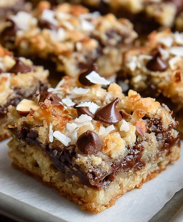 Almond Joy Cookie Bars