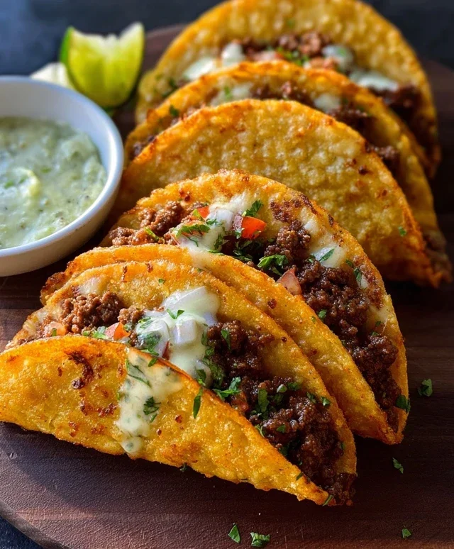 Crispy Ground Beef Tacos