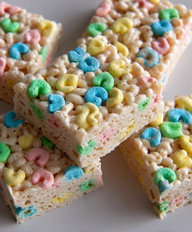 Lucky Charms Rice Krispie Treats