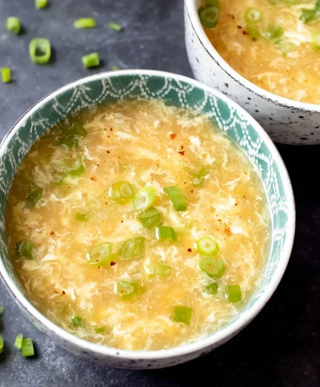 Homemade Egg Drop Soup (Keto & Gluten Free)