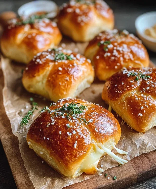 Korean Cream Cheese Garlic Buns