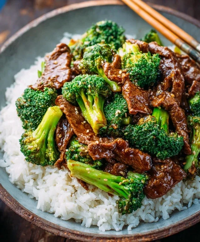 Chinese Beef and Broccoli (牛肉炒西兰花)