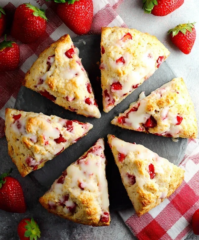 Strawberry Scones