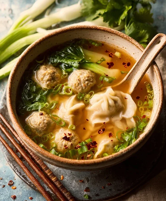 Naked Wonton Soup