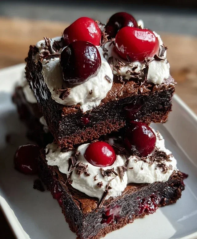 Small-Batch Black Forest Brownies