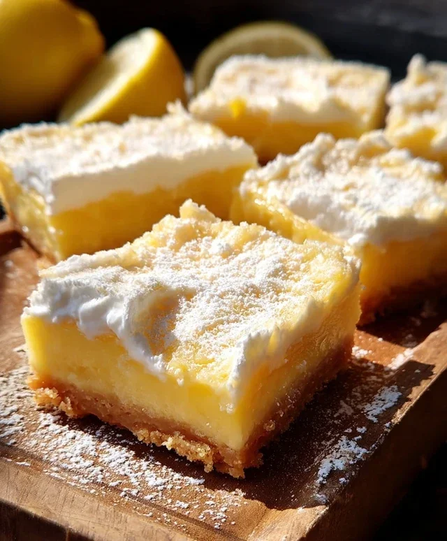 Tangy citrus dessert squares