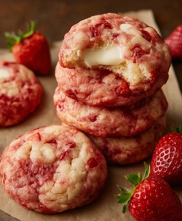 Strawberry Cheesecake Cookie