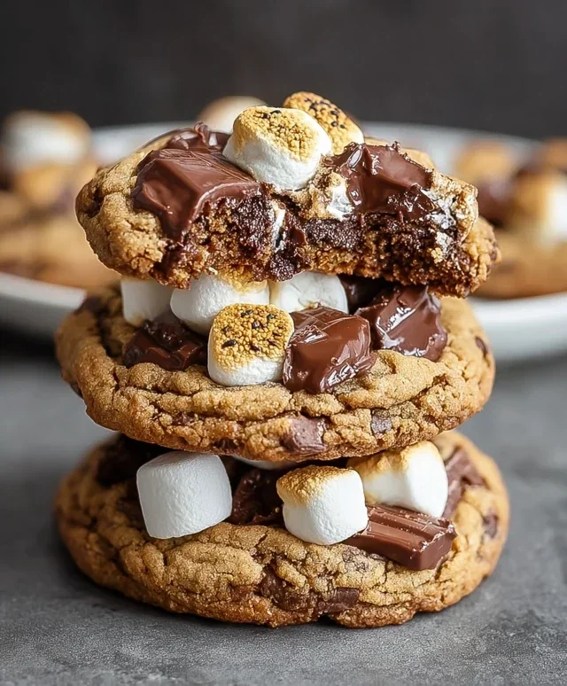 Hershey's Chocolate S'mores Cookies