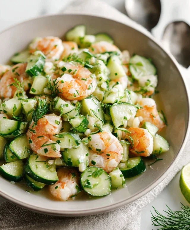 Cucumber Shrimp Salad
