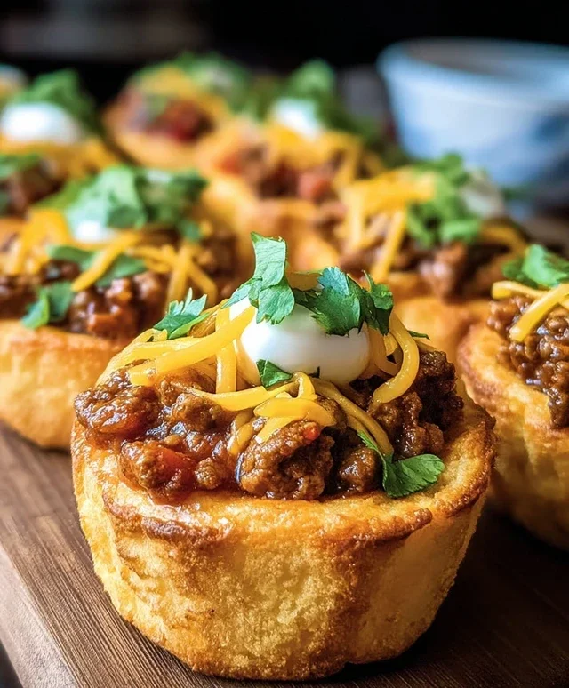 Taco Biscuit Cups