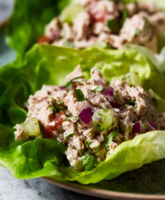 Tuna Lettuce Wraps
