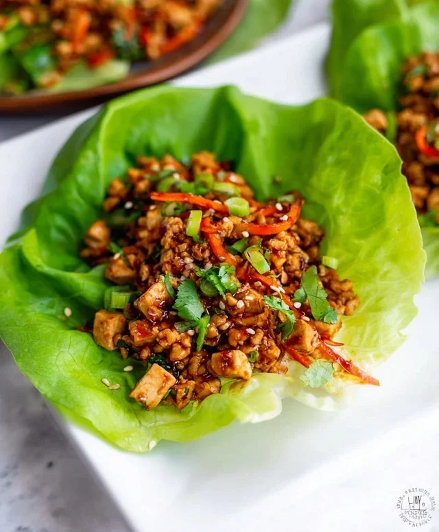 Tofu Lettuce Wraps
