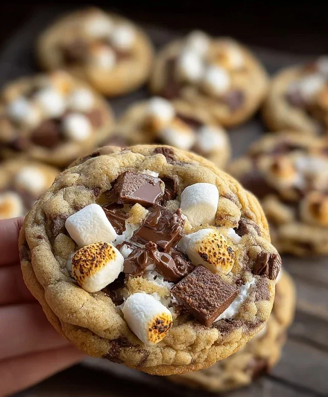 S'mores Cookies and Cream Cookies