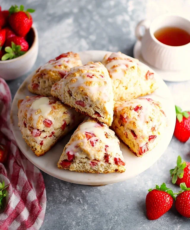 Strawberry Scones