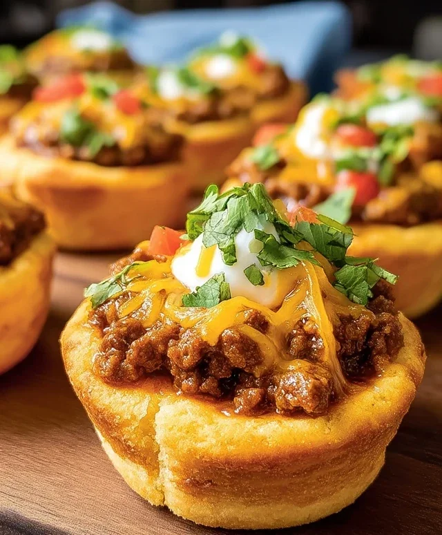 Taco Biscuit Cups