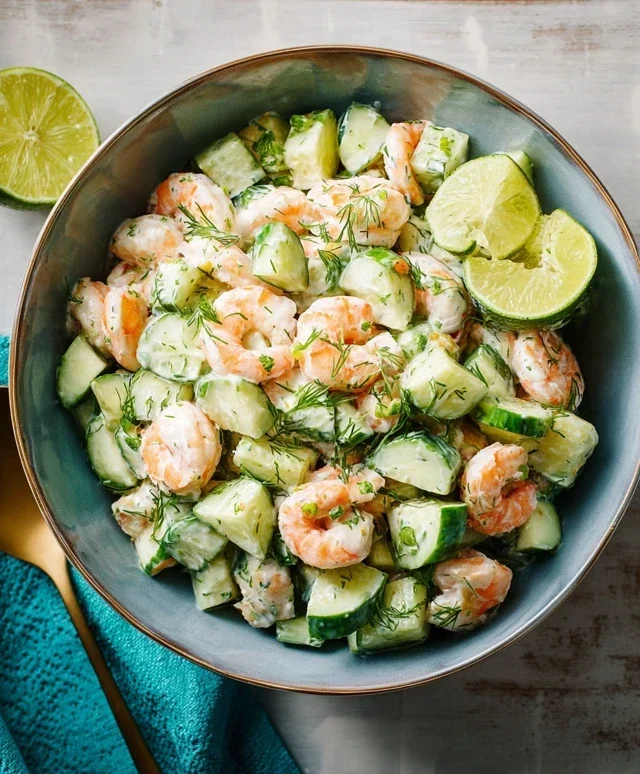 Cucumber Shrimp Salad