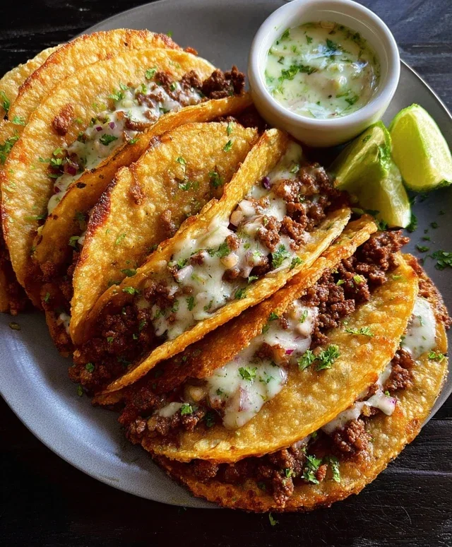 Crispy Ground Beef Tacos