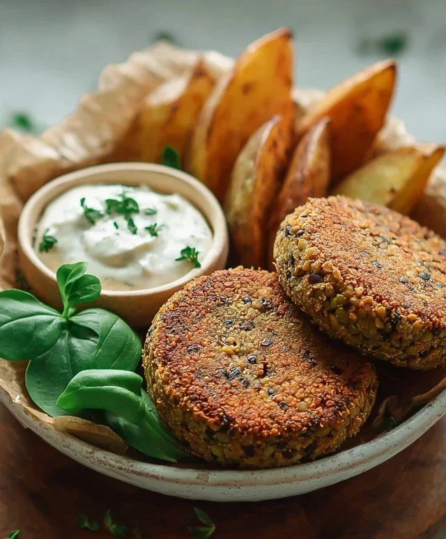 Easy 6-Ingredient Lentil Burgers