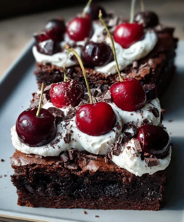 Small-Batch Black Forest Brownies