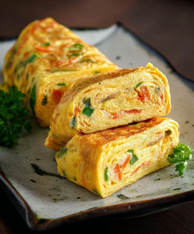 Gyeran Mari (Korean Rolled Omelette)
