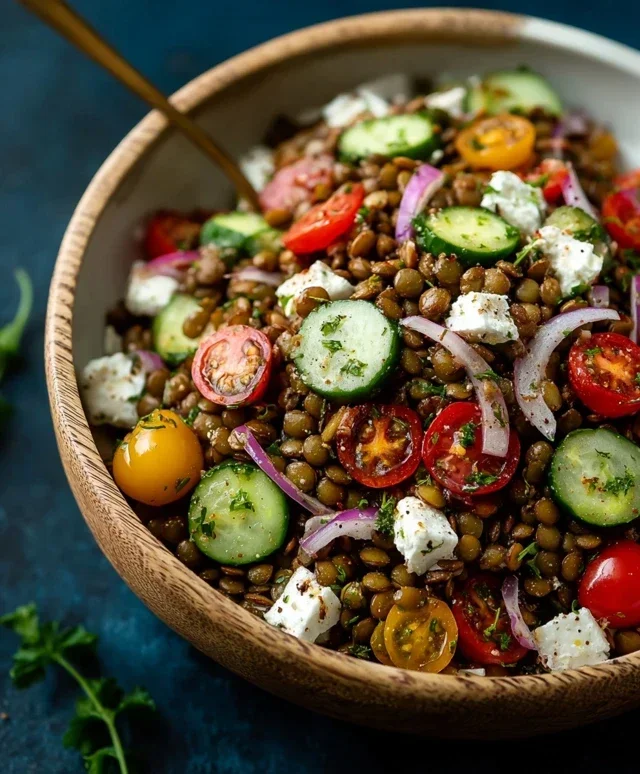 Mediterranean Lentil Salad