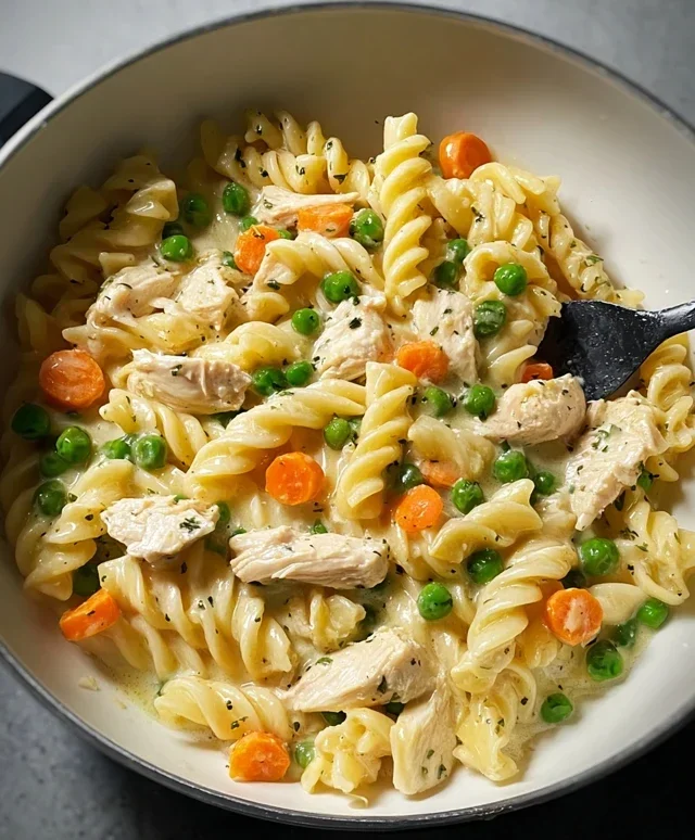 Chicken Pot Pie Pasta