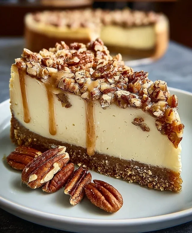 Butter Pecan Cheesecake