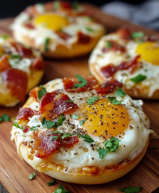 English Muffin Breakfast Pizza