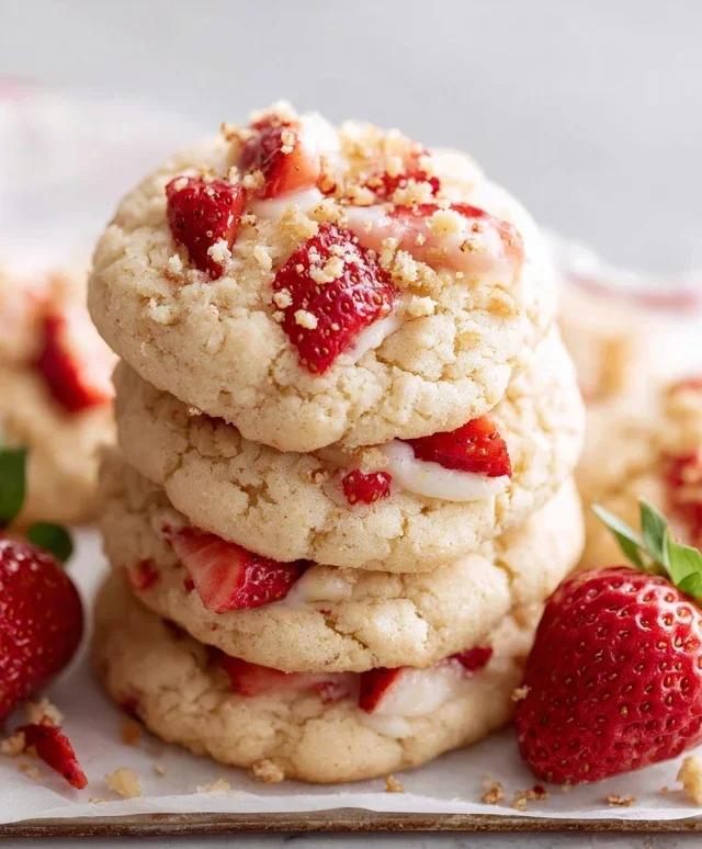 Strawberry Shortcake Cookies