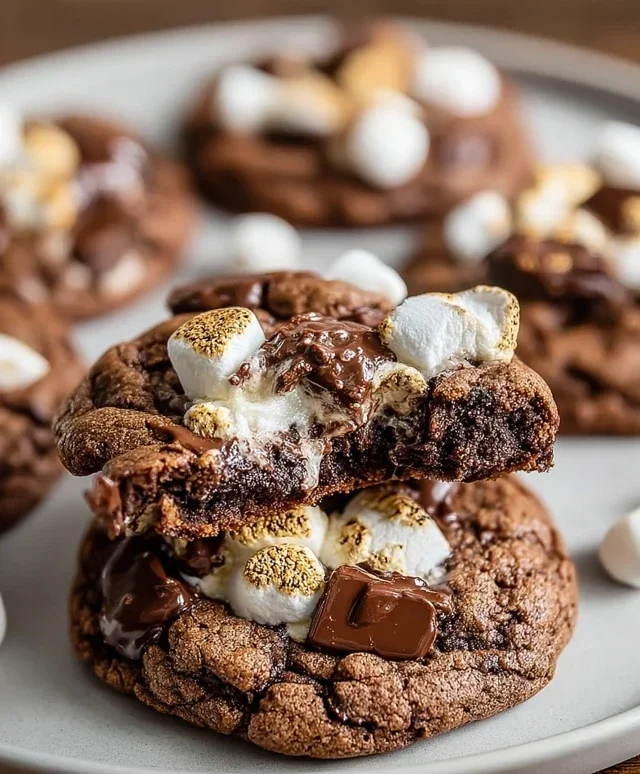 Hershey's Chocolate S'mores Cookies