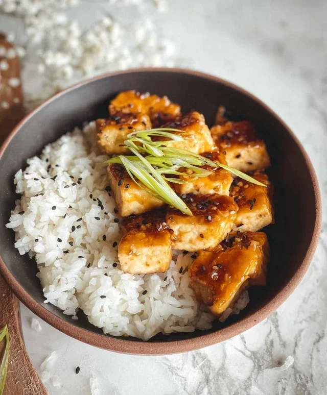 Honey Garlic Tofu