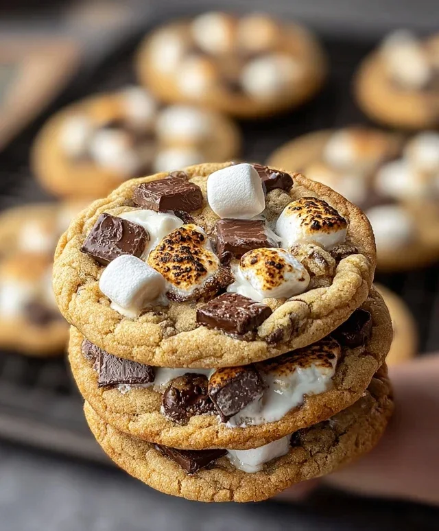 S'mores Cookies and Cream Cookies