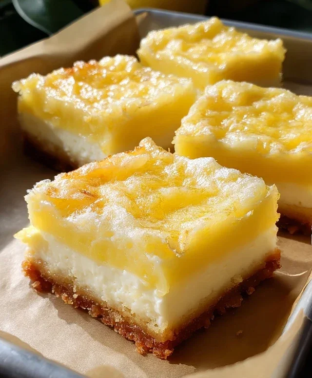 Tangy citrus dessert squares