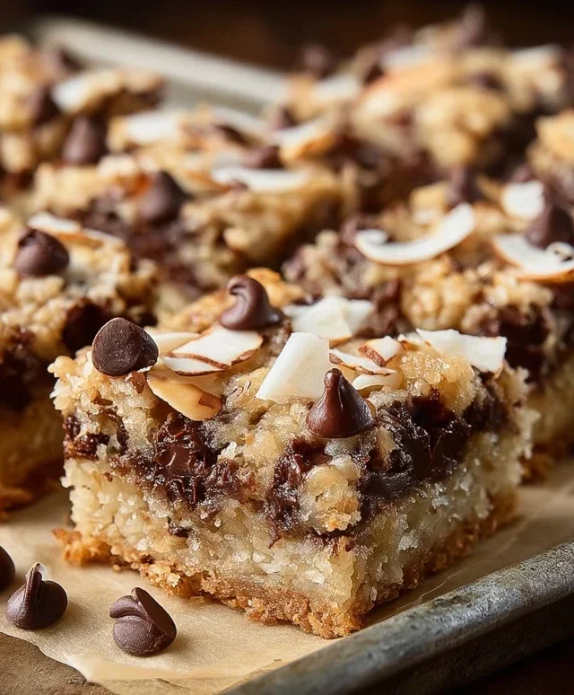 Almond Joy Cookie Bars