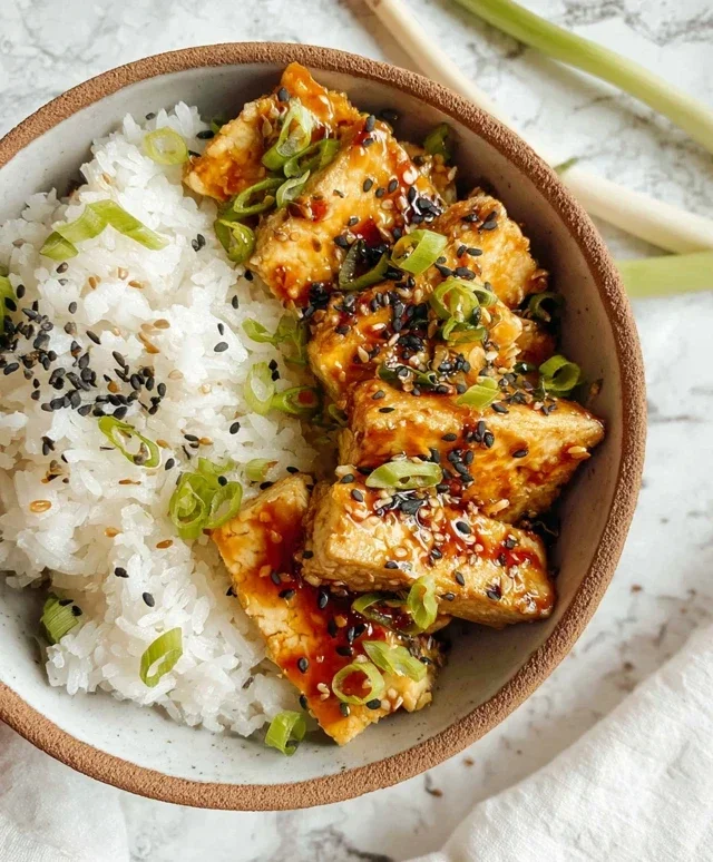 Honey Garlic Tofu