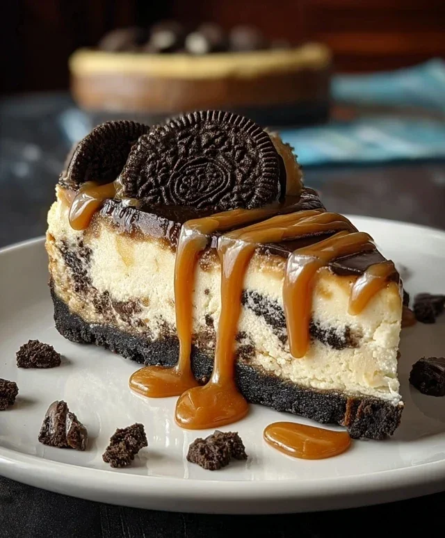 Oreo & Caramel Cheesecake