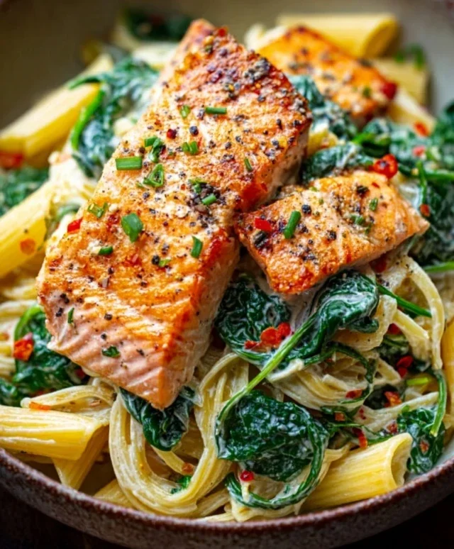 Salmon Spinach Pasta Dish: A Delicious and Nutritious Recipe to Try Today
