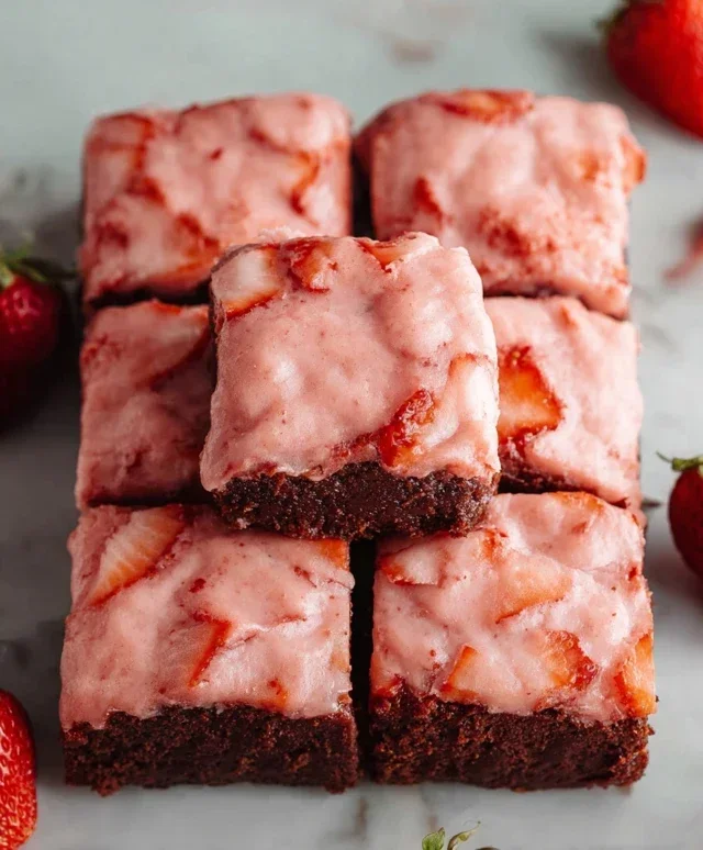 Strawberry Brownies