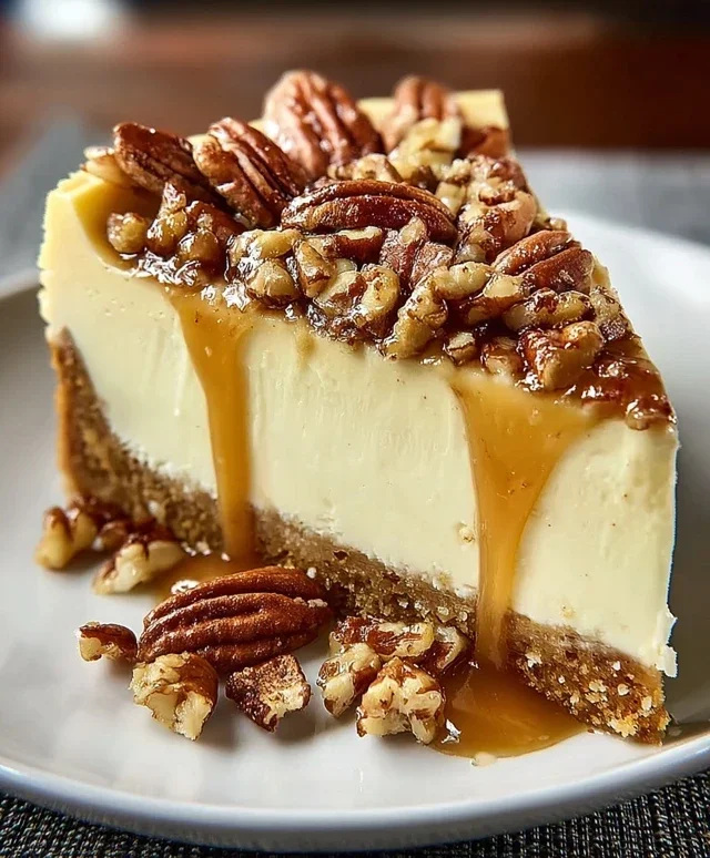 Butter Pecan Cheesecake
