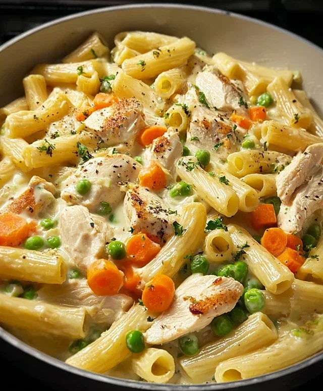 Chicken Pot Pie Pasta