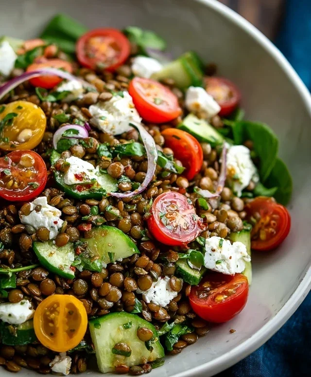 Mediterranean Lentil Salad