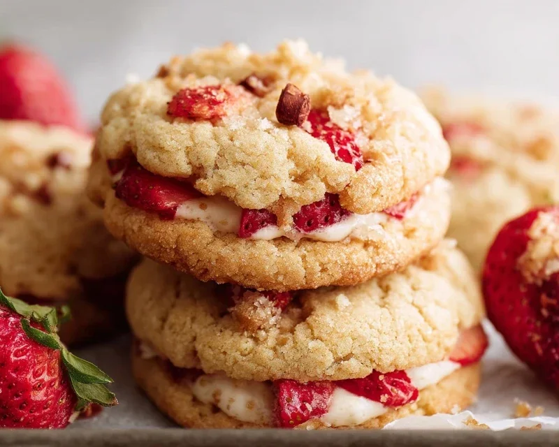 Strawberry Shortcake Cookies