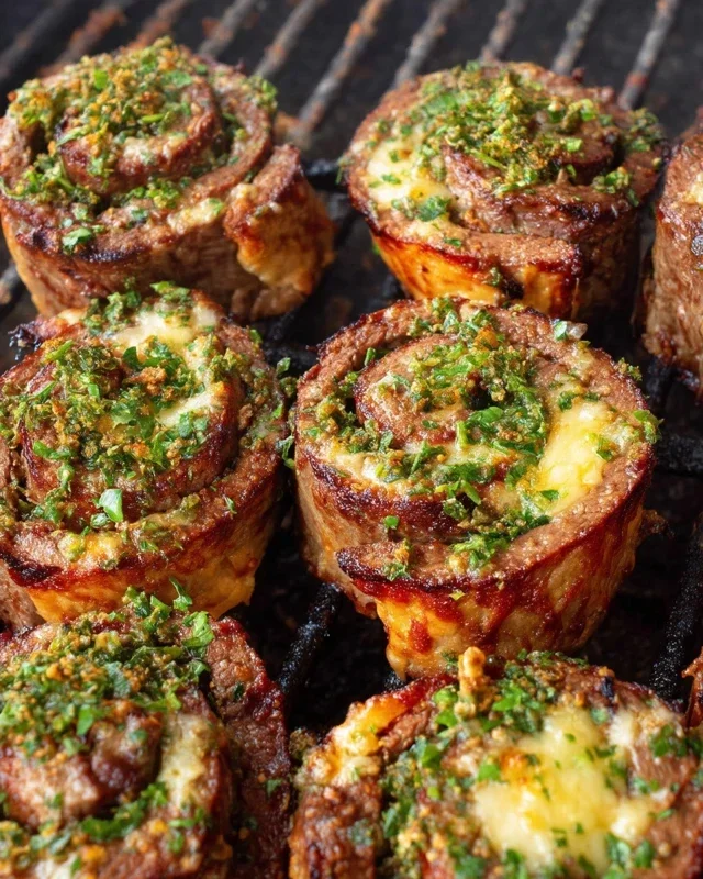 Cheesy Steak Pinwheels