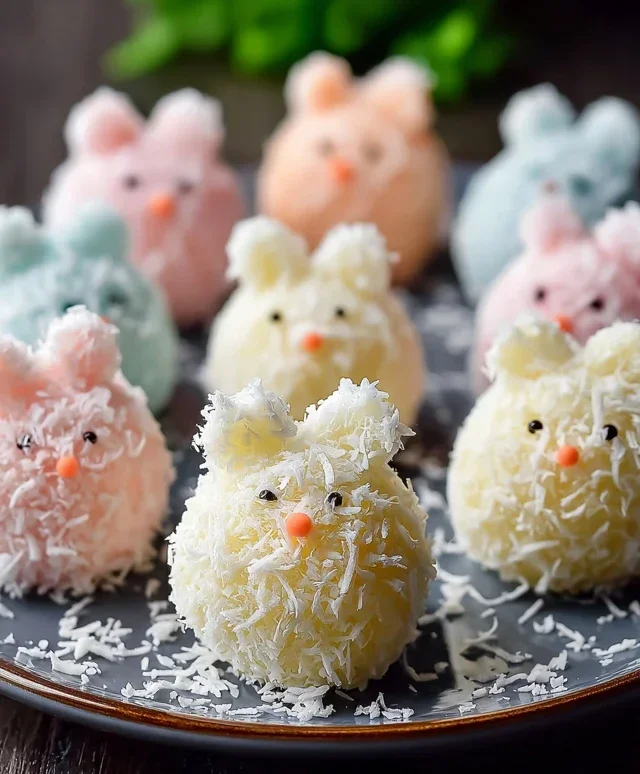 Easter Bunny Coconut Tails