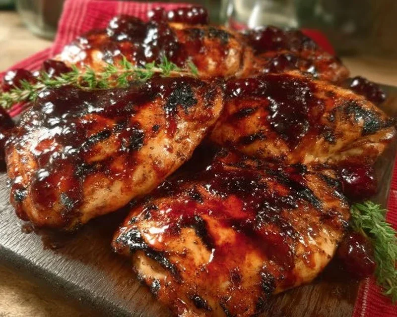 Cherry Dr. Pepper Grilled Chicken
