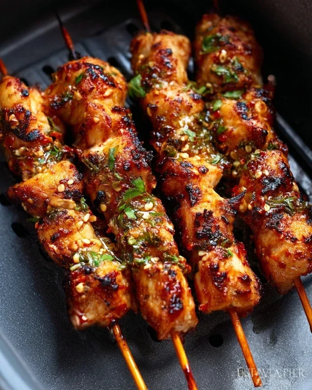 Bang Bang Chicken Skewers