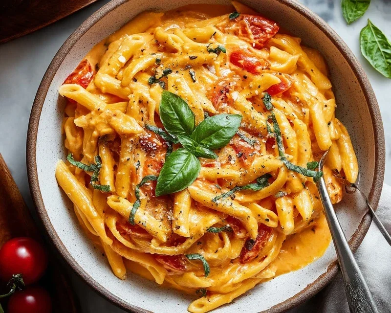 Easy One Pot Creamy Tomato Pasta