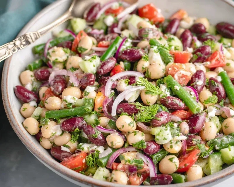Mediterranean Bean Salad