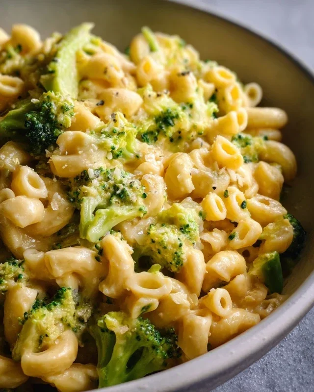 One Pot Healthy Broccoli Mac and Cheese